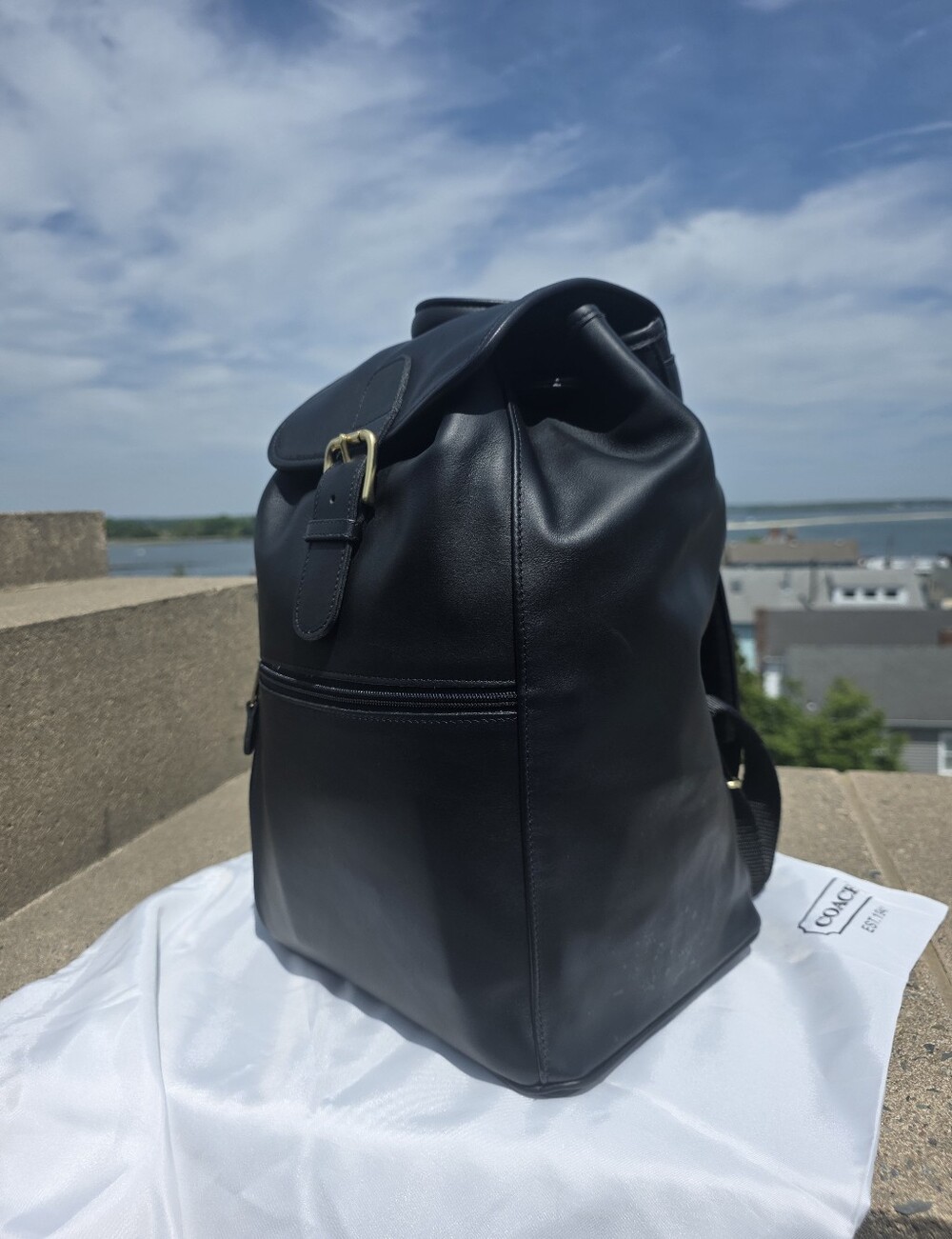 New, Vintage Coach XL Backpack, USA - Picture 9 of 16